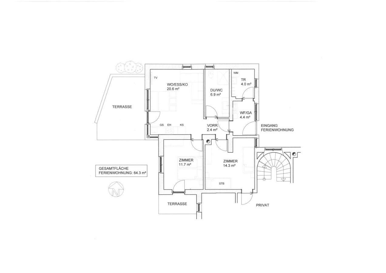 Ferienwohnung Daerflihof Бартоломеберг Екстер'єр фото